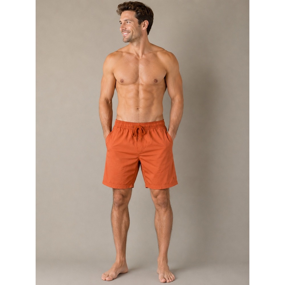 VISSLA Organic Cotton Boardshorts NWT Orange Swim Trunks Medium